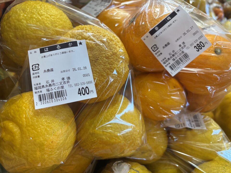 【福岡県糸島市】福ふくの里：二丈福吉の直売所・産直所