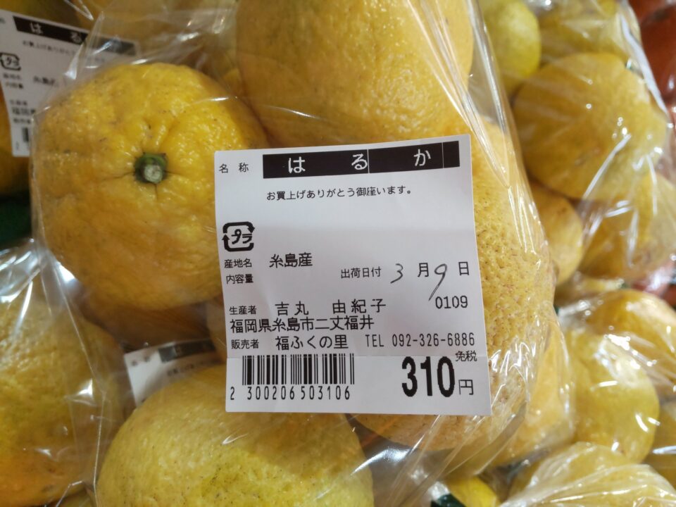 【福岡県糸島市】福ふくの里：二丈福吉の直売所・産直所