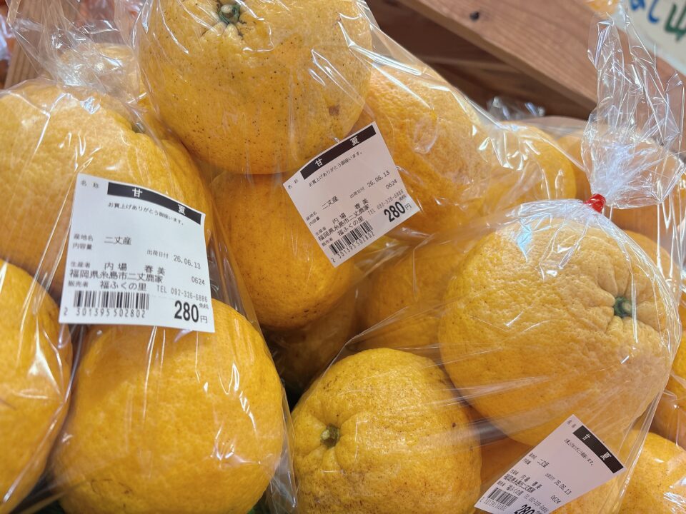 【福岡県糸島市】福ふくの里：二丈福吉の直売所・産直所