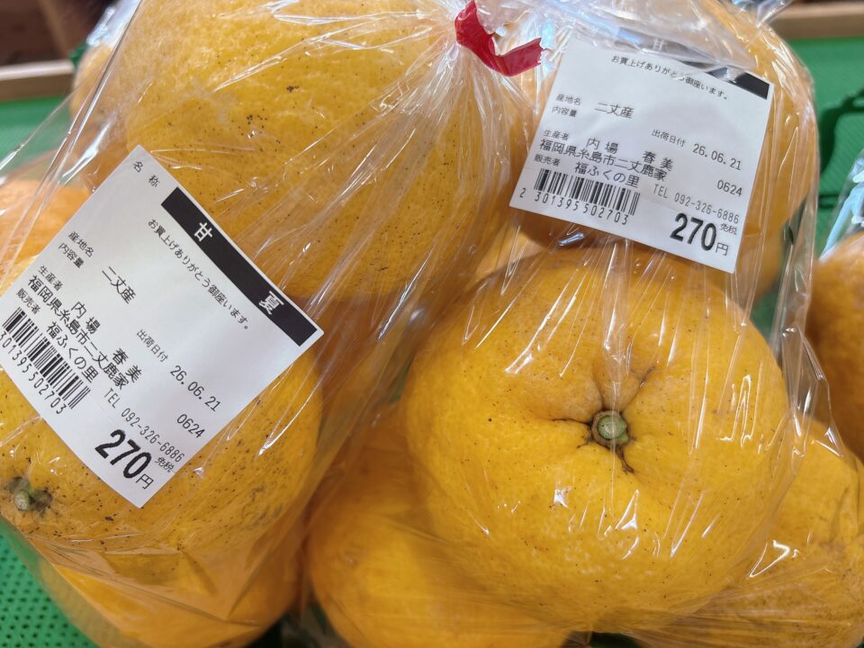 【福岡県糸島市】福ふくの里：二丈福吉の直売所・産直所